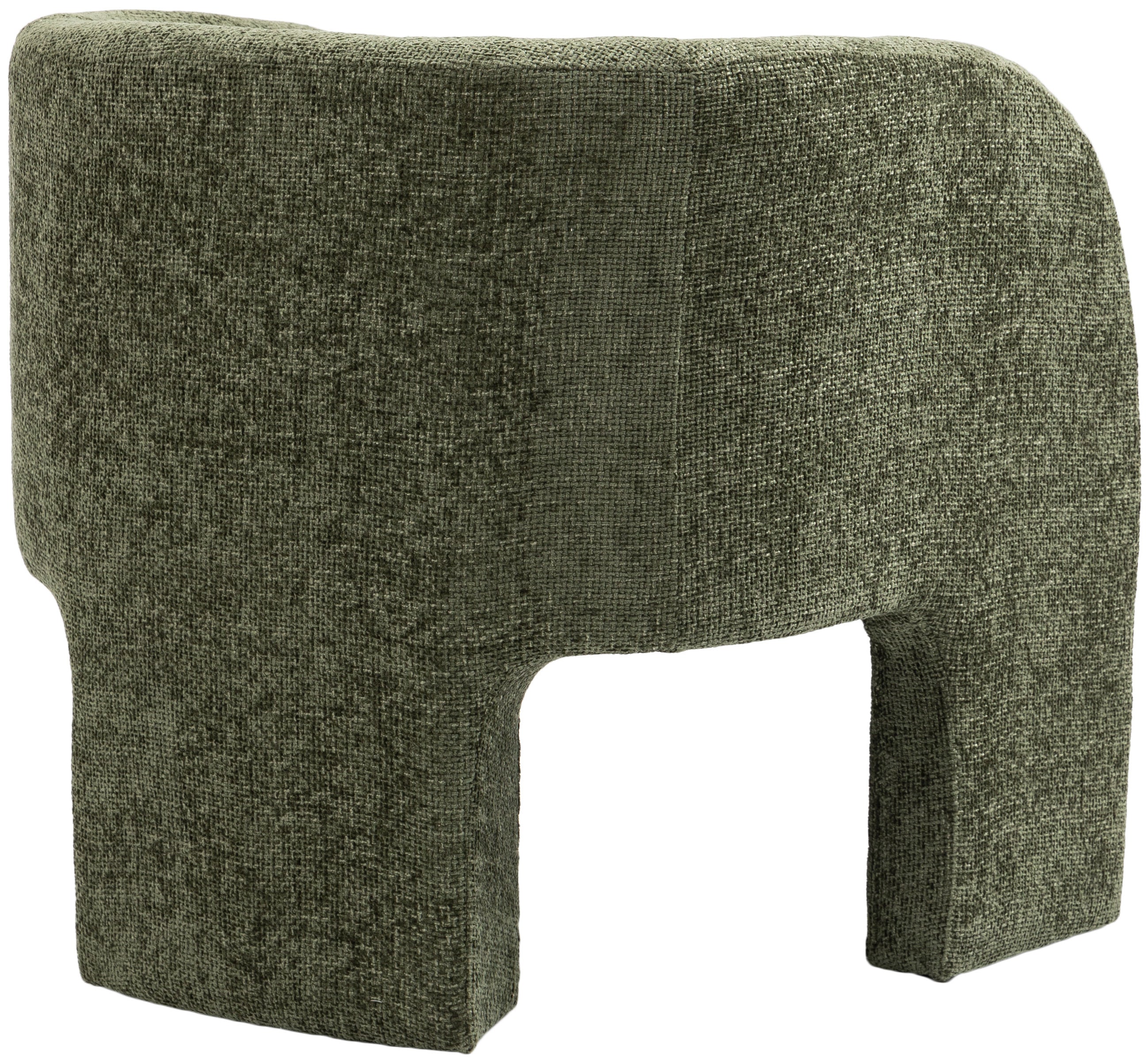 Fauteuil d'appoint rembourré en chenille Vivi