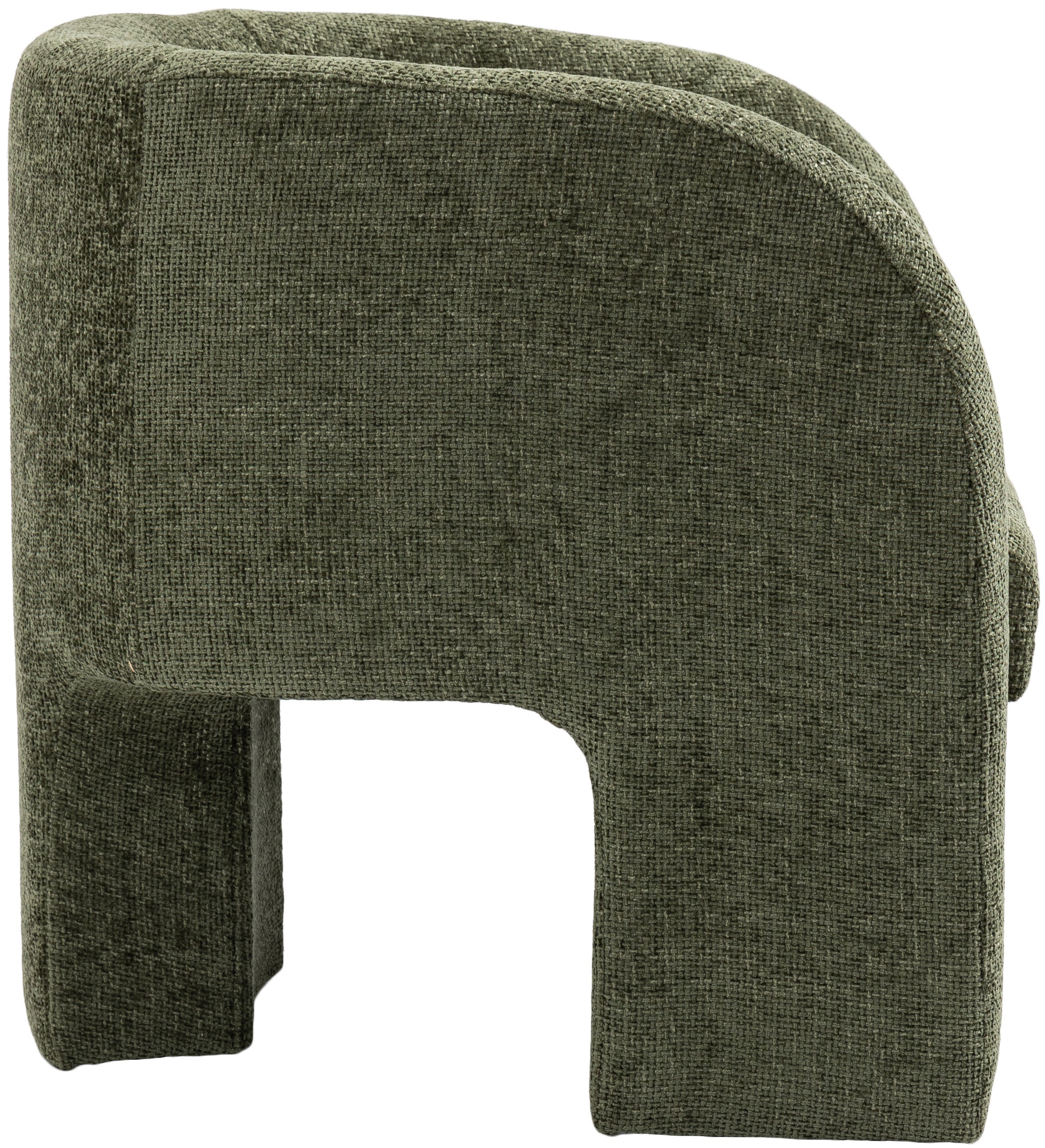 Fauteuil d'appoint rembourré en chenille Vivi