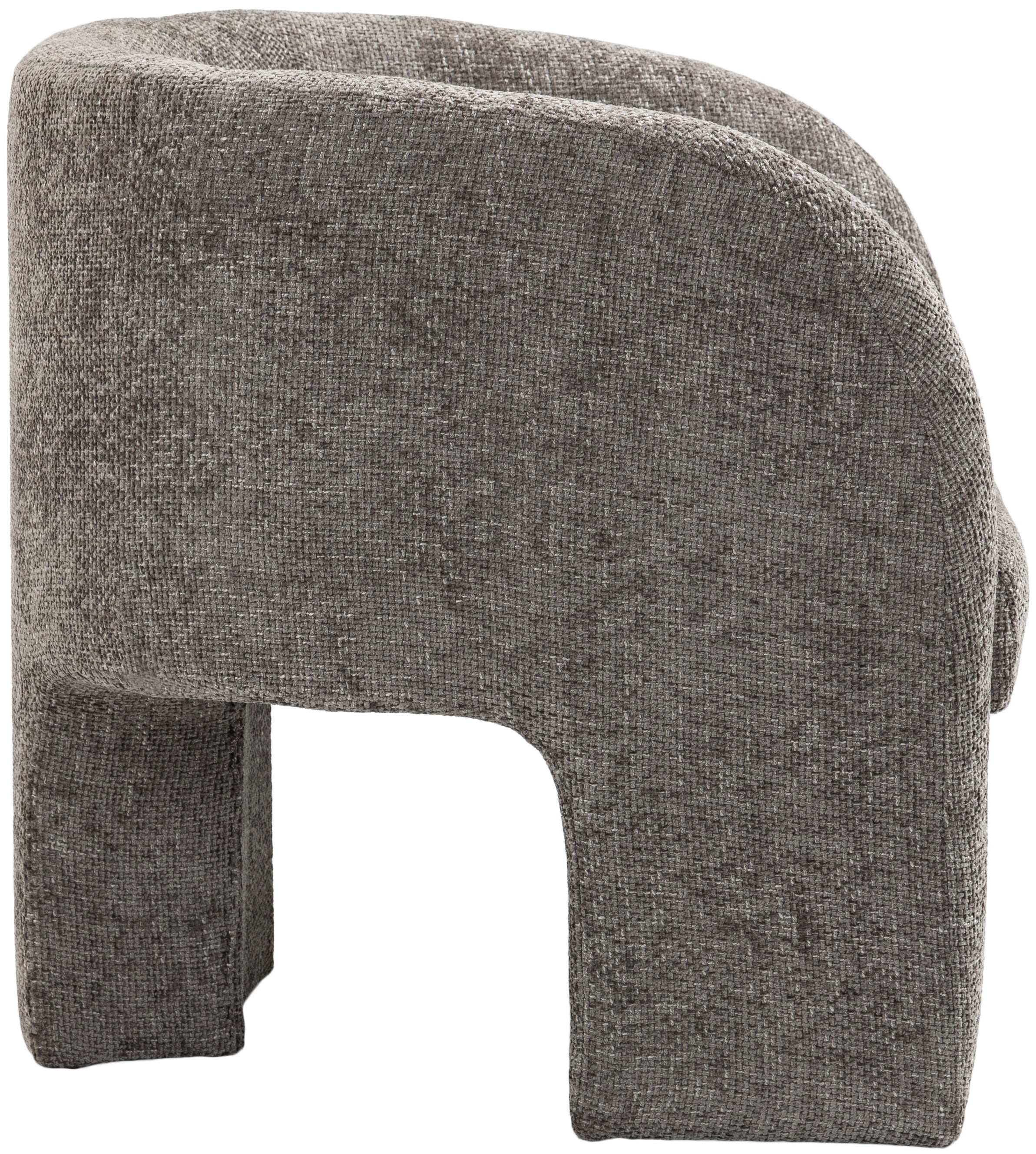 Fauteuil d'appoint rembourré en chenille Vivi