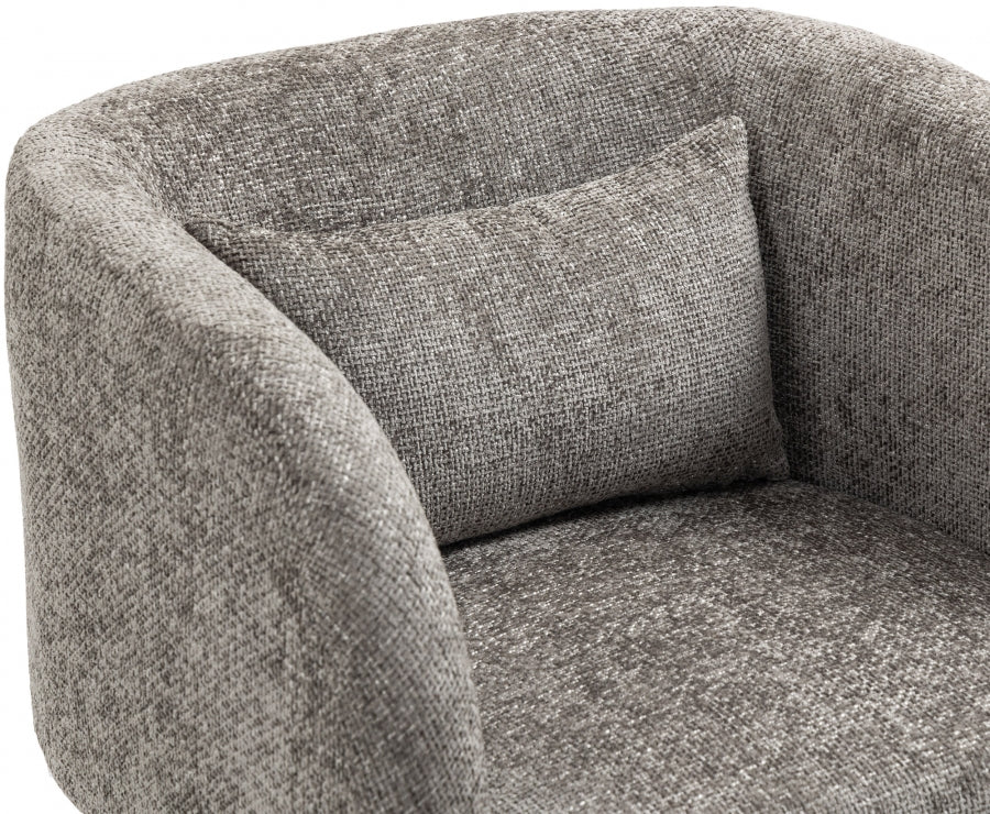 Fauteuil d'appoint rembourré en chenille Vivi