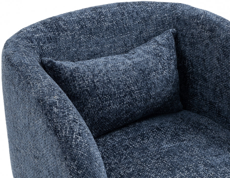 Fauteuil d'appoint rembourré en chenille Vivi