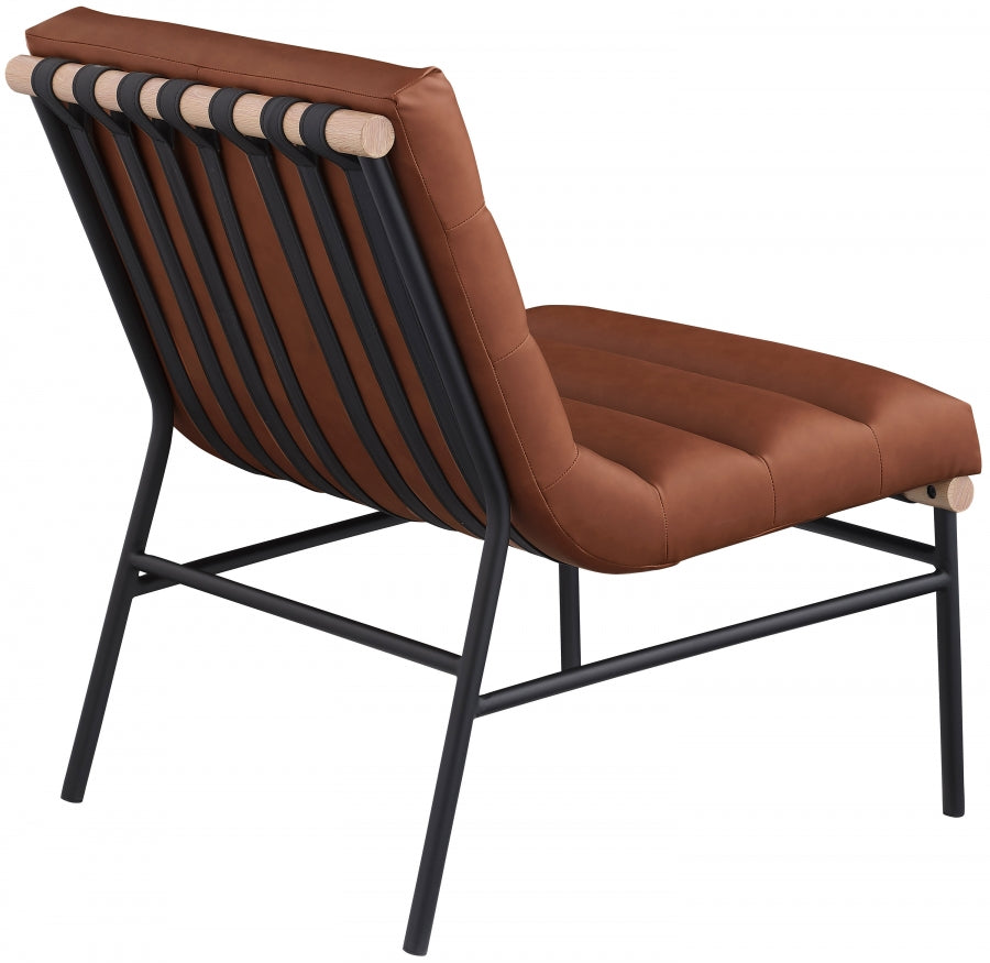 Fauteuil d'appoint rembourré en chenille Vivi