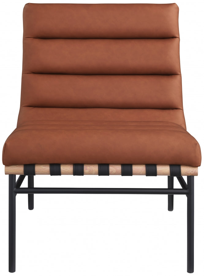 Fauteuil d'appoint rembourré en chenille Vivi