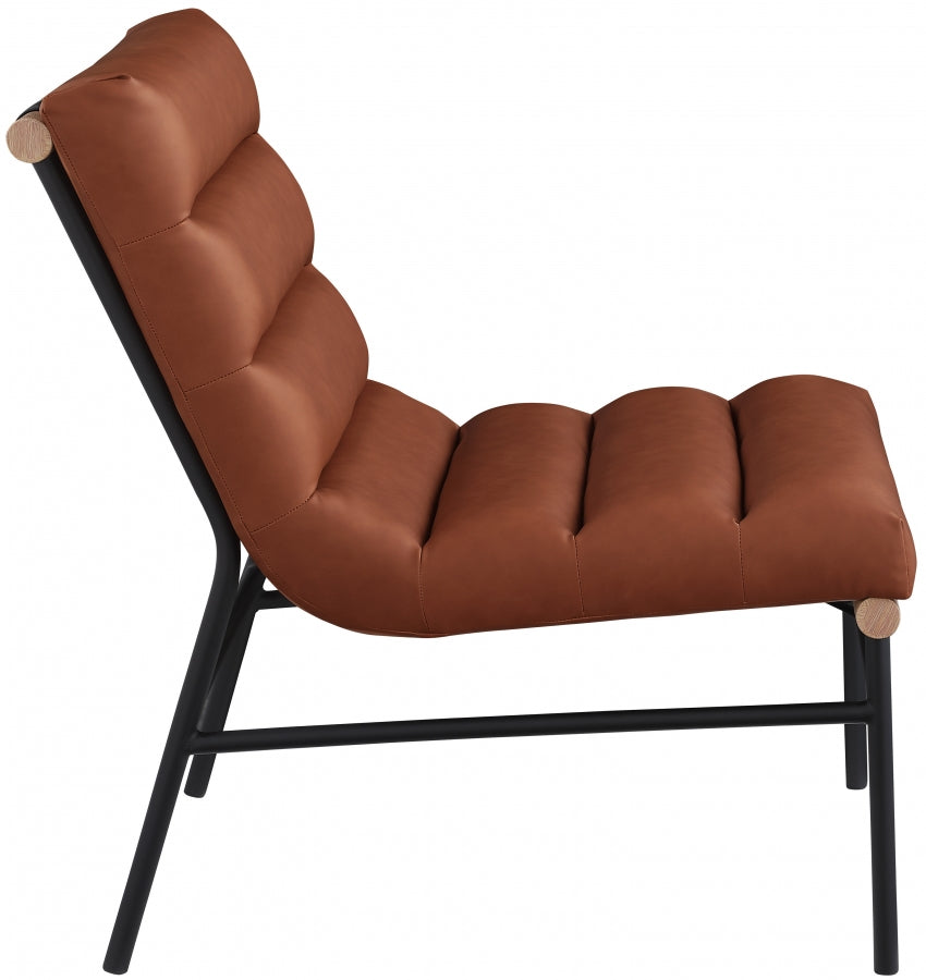 Fauteuil d'appoint rembourré en chenille Vivi