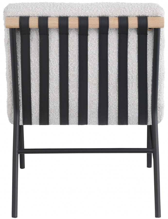 Fauteuil d'appoint rembourré en chenille Vivi