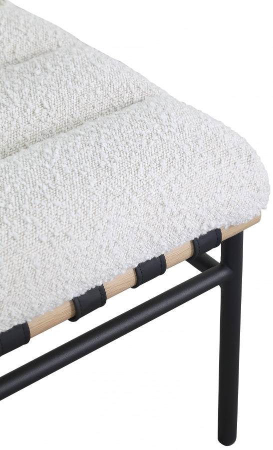 Fauteuil d'appoint rembourré en chenille Vivi