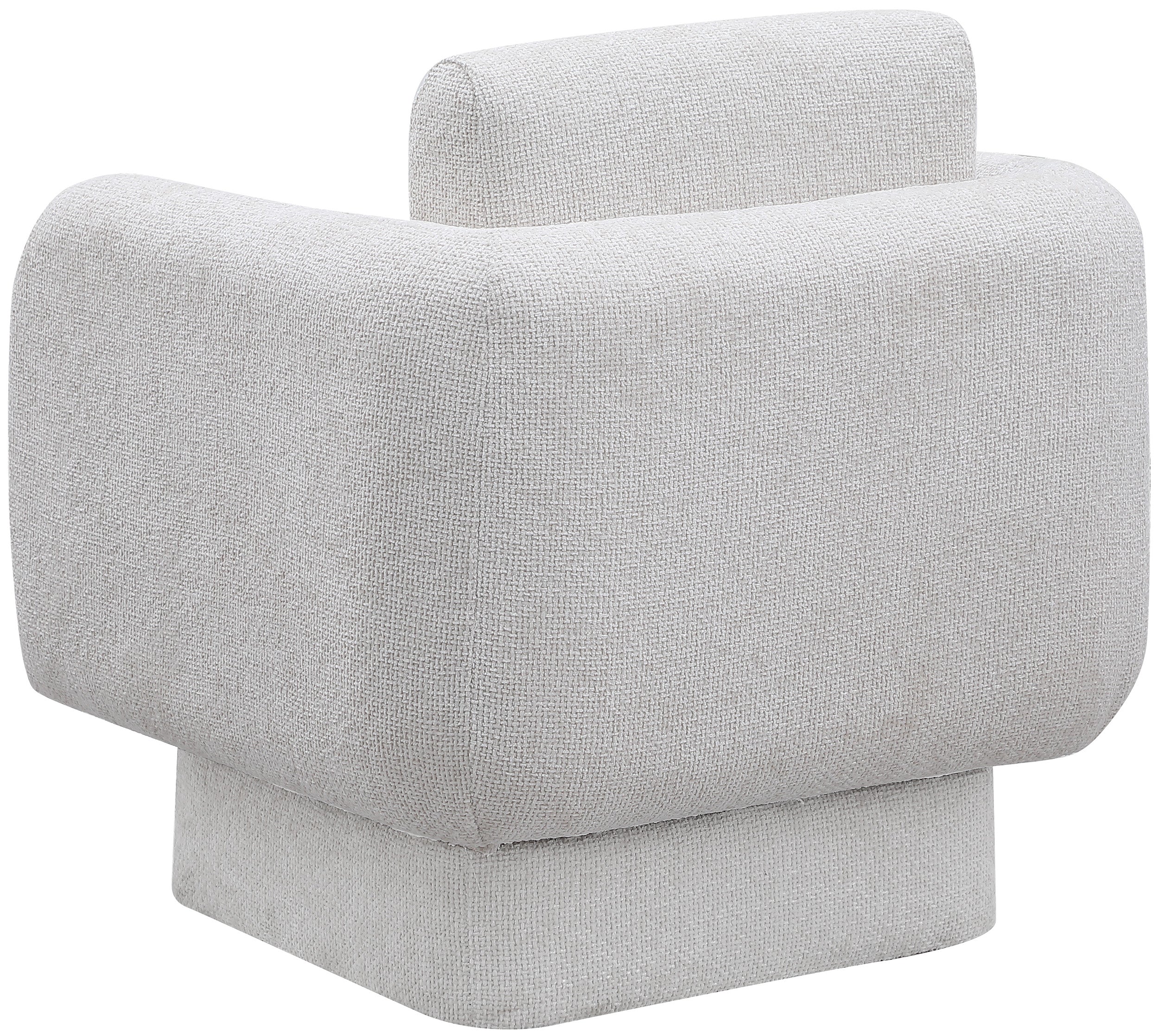 Fauteuil d'appoint rembourré en chenille Vivi
