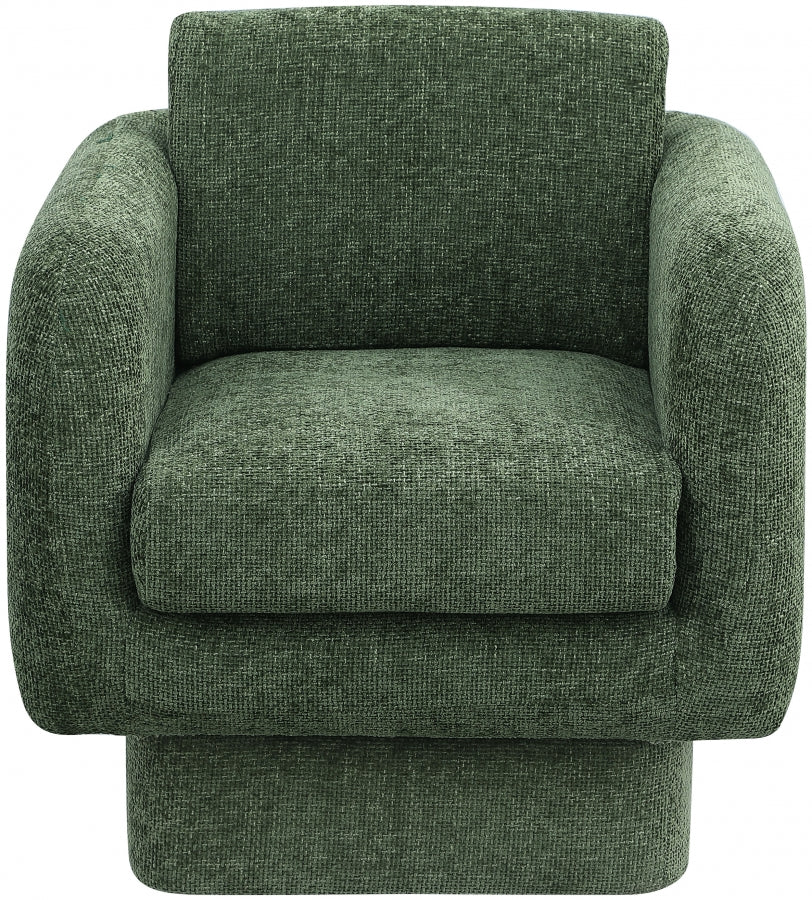 Fauteuil d'appoint rembourré en chenille Vivi