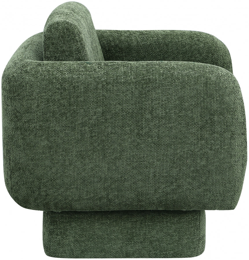 Fauteuil d'appoint rembourré en chenille Vivi