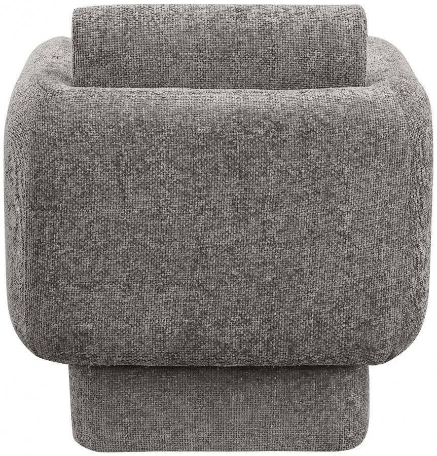 Fauteuil d'appoint rembourré en chenille Vivi