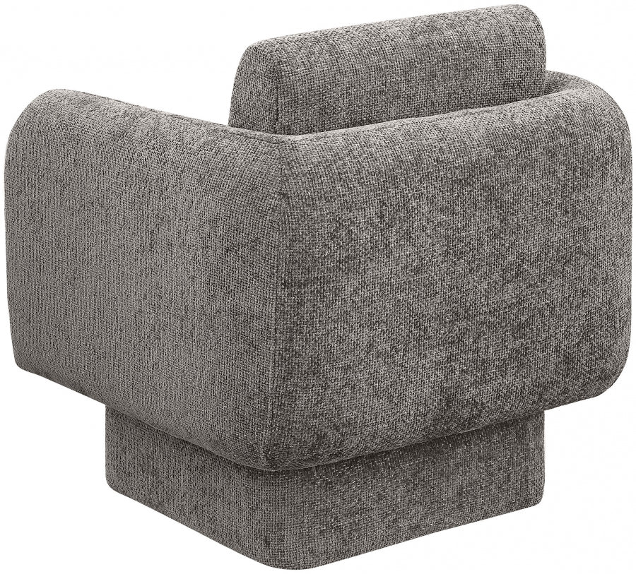 Fauteuil d'appoint rembourré en chenille Vivi