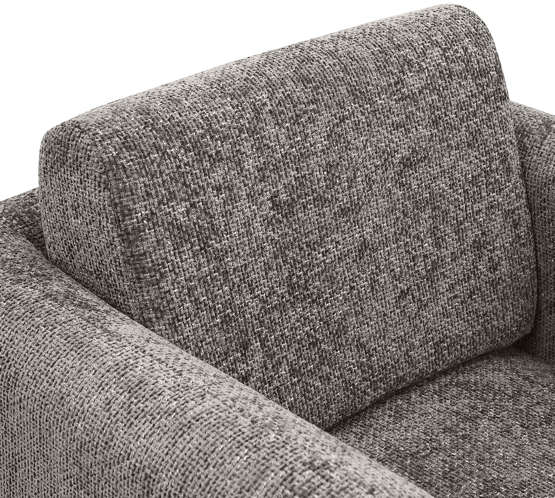 Fauteuil d'appoint rembourré en chenille Vivi