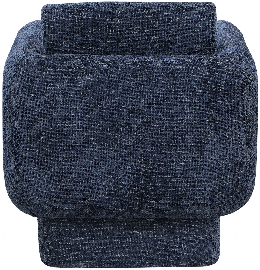 Fauteuil d'appoint rembourré en chenille Vivi