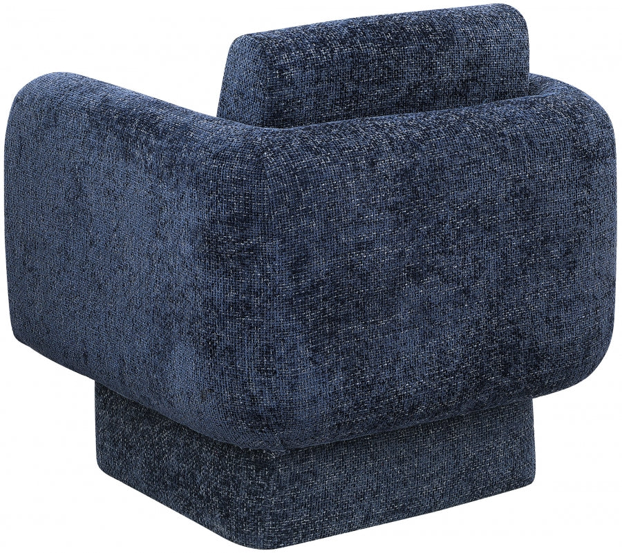 Fauteuil d'appoint rembourré en chenille Vivi