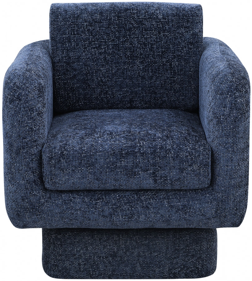 Fauteuil d'appoint rembourré en chenille Vivi