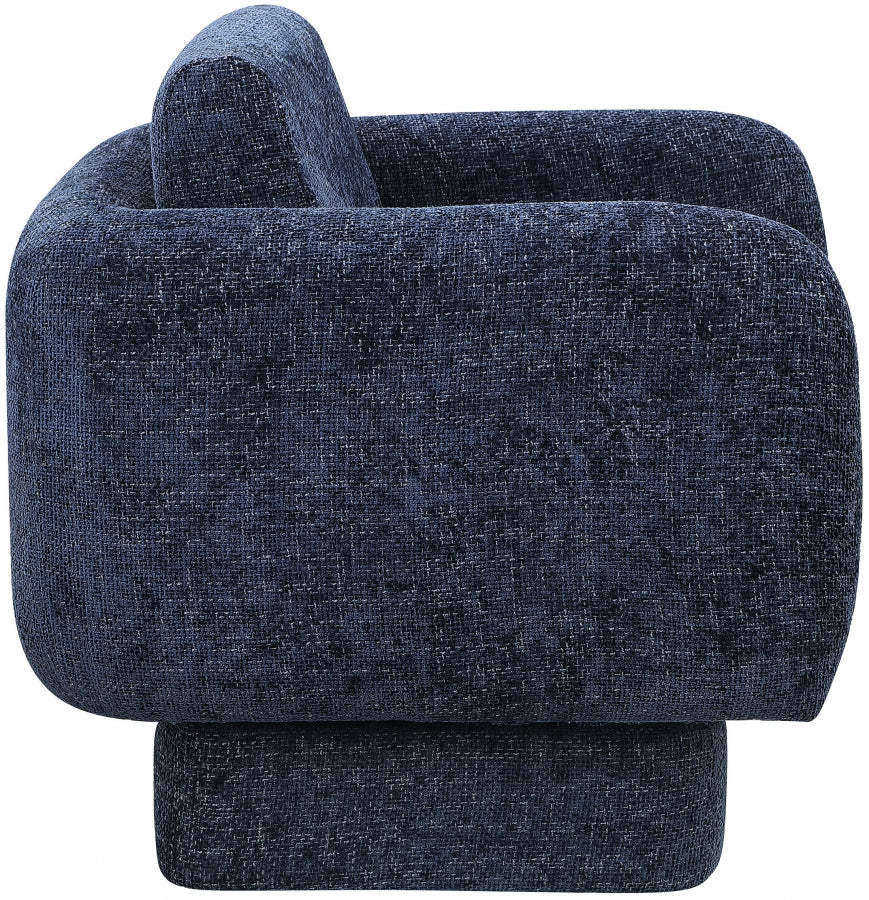 Fauteuil d'appoint rembourré en chenille Vivi