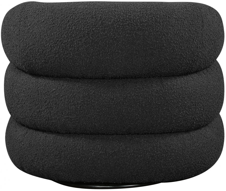 Fauteuil d'appoint rembourré en chenille Vivi