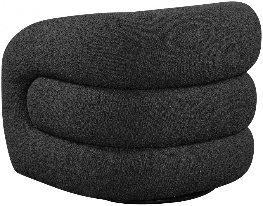 Fauteuil d'appoint rembourré en chenille Vivi