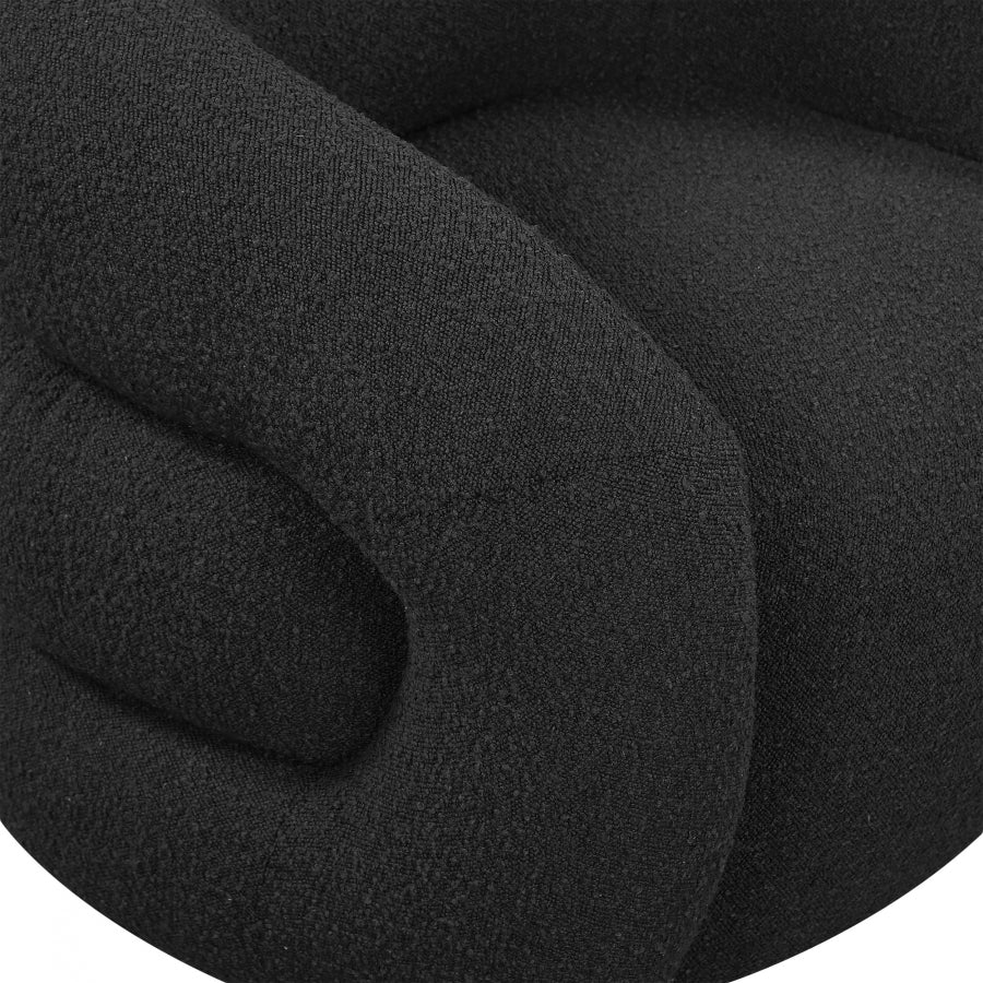 Fauteuil d'appoint rembourré en chenille Vivi