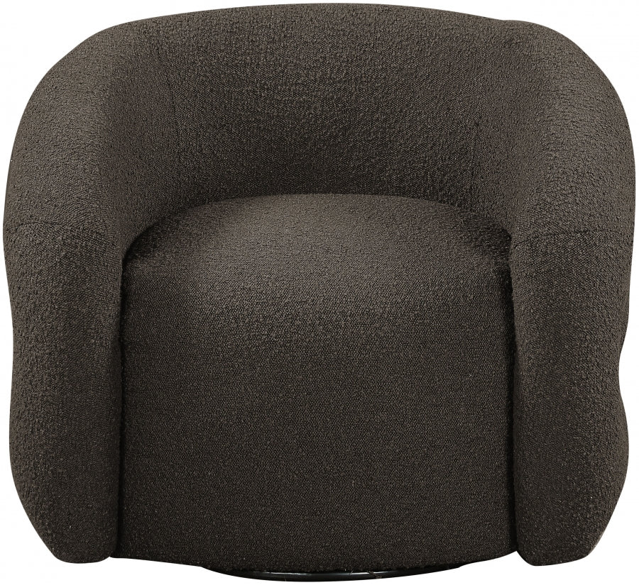 Fauteuil d'appoint rembourré en chenille Vivi