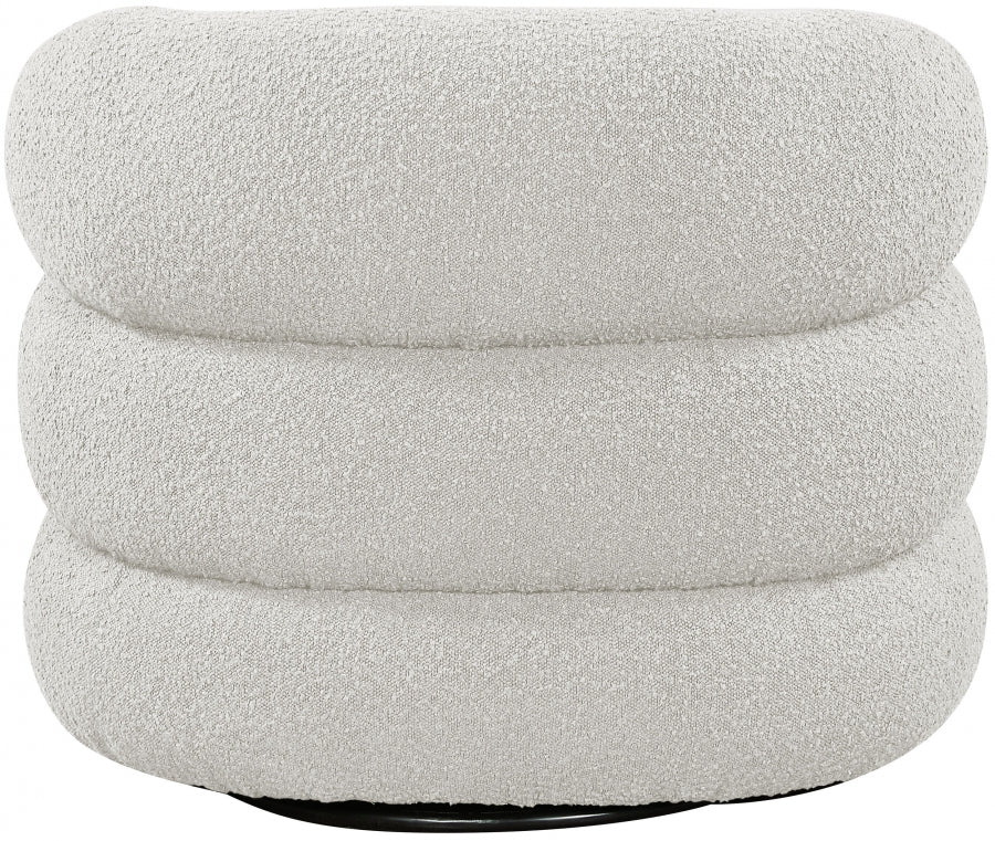 Fauteuil d'appoint rembourré en chenille Vivi