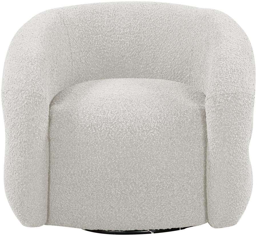 Fauteuil d'appoint rembourré en chenille Vivi