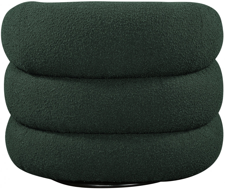 Fauteuil d'appoint rembourré en chenille Vivi