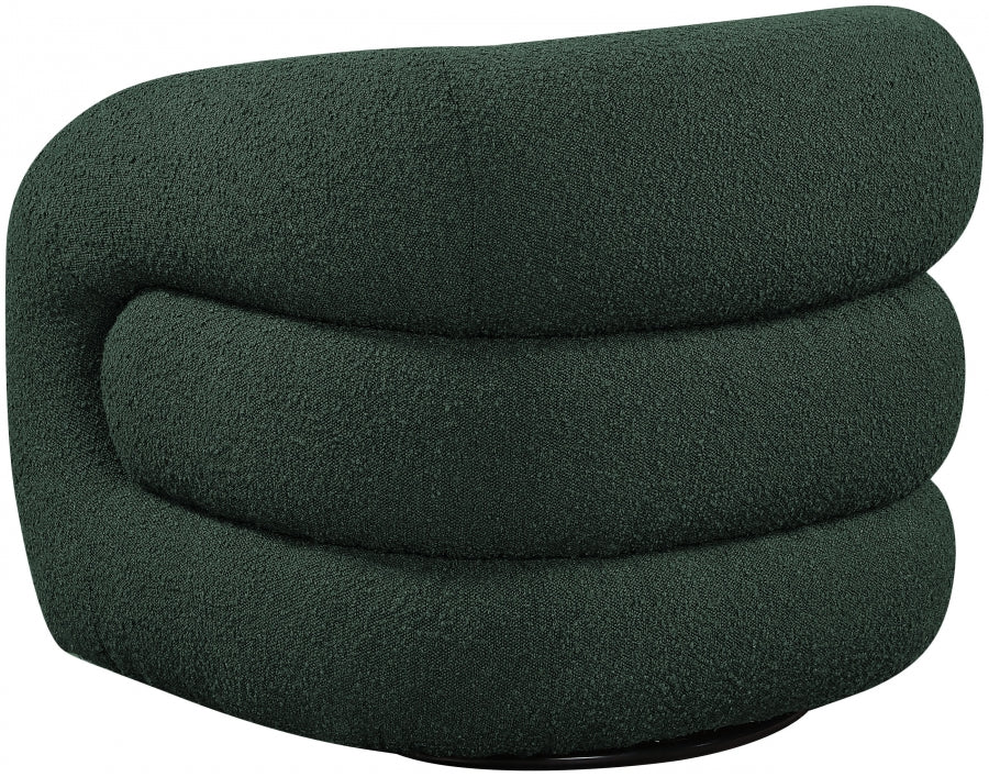 Fauteuil d'appoint rembourré en chenille Vivi