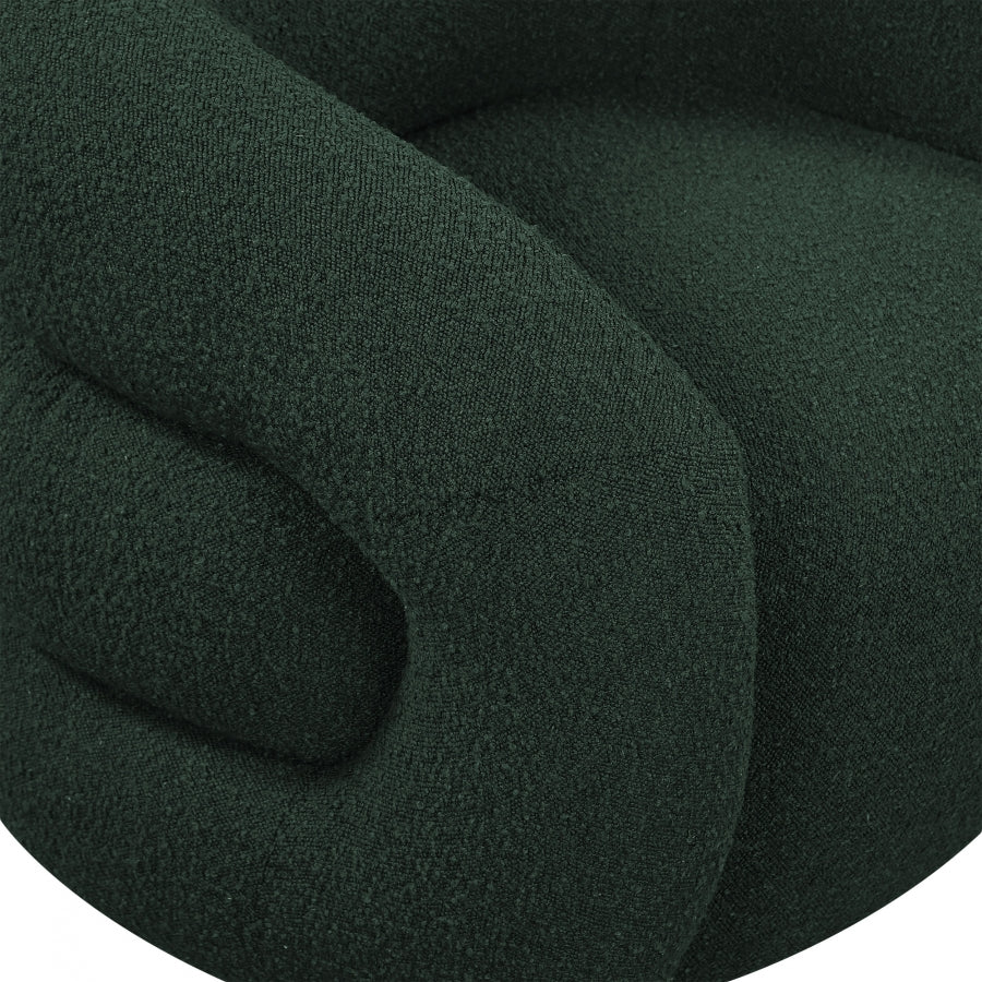 Fauteuil d'appoint rembourré en chenille Vivi