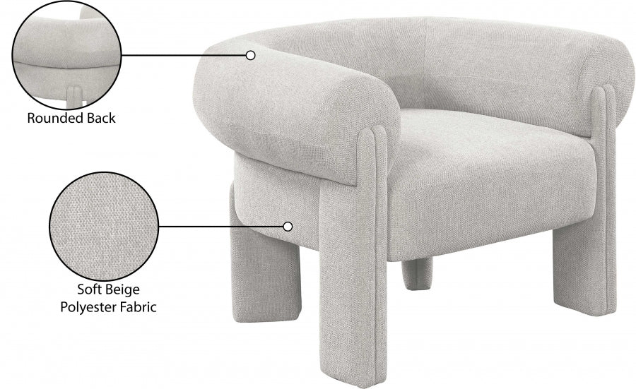 Stefano Fabric Upholstered Accent Chair