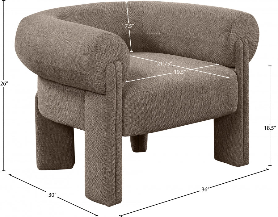 Stefano Fabric Upholstered Accent Chair