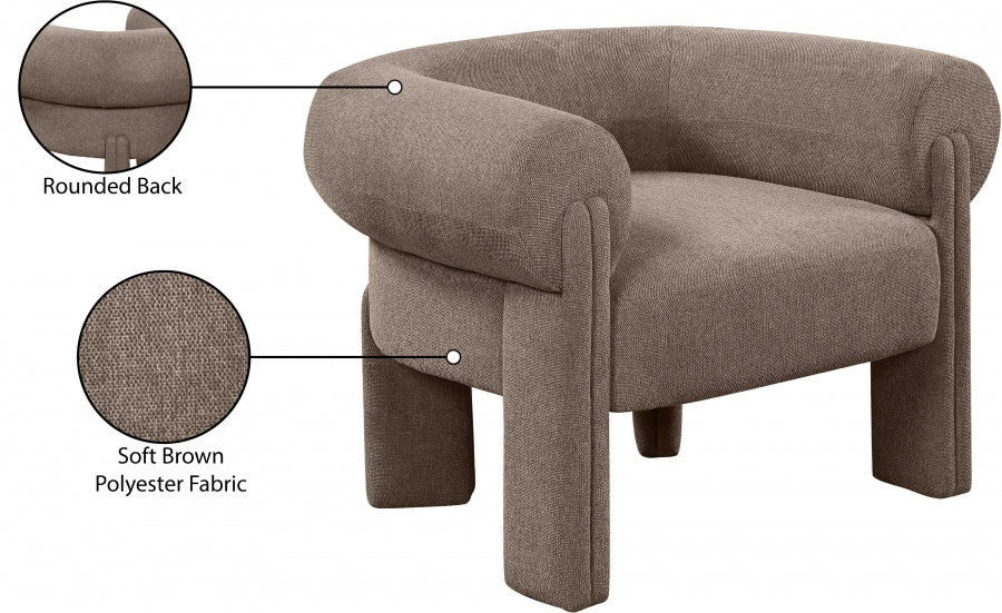 Stefano Fabric Upholstered Accent Chair