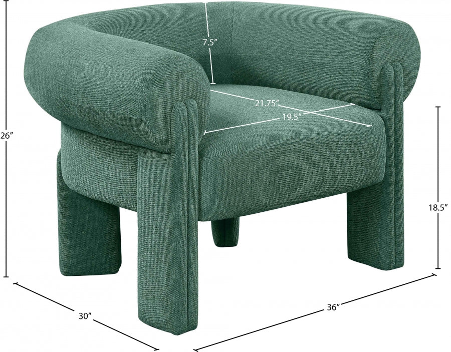 Stefano Fabric Upholstered Accent Chair