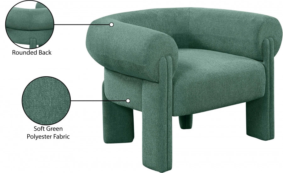 Stefano Fabric Upholstered Accent Chair