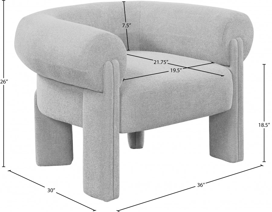 Stefano Fabric Upholstered Accent Chair