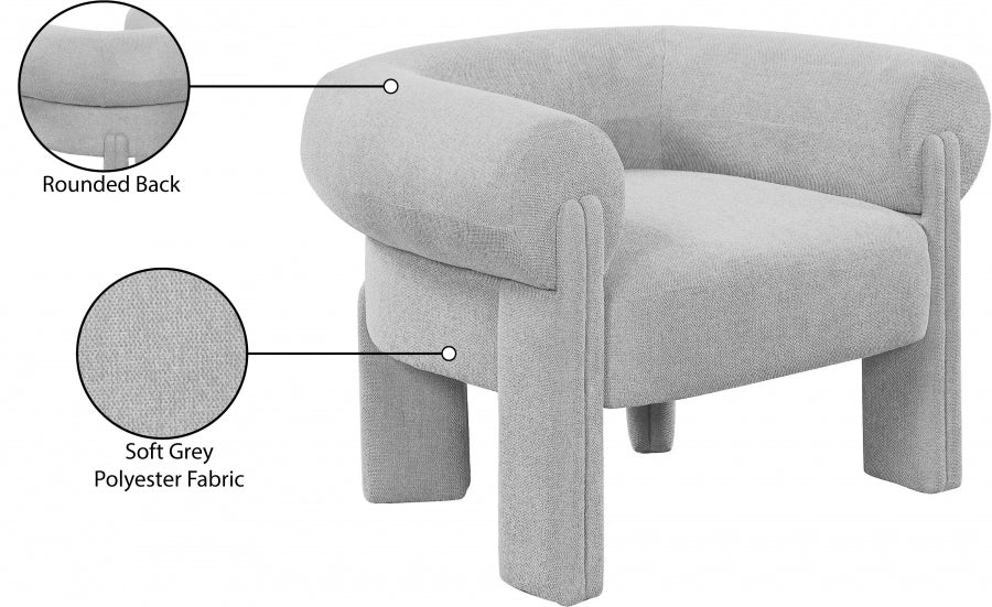 Stefano Fabric Upholstered Accent Chair