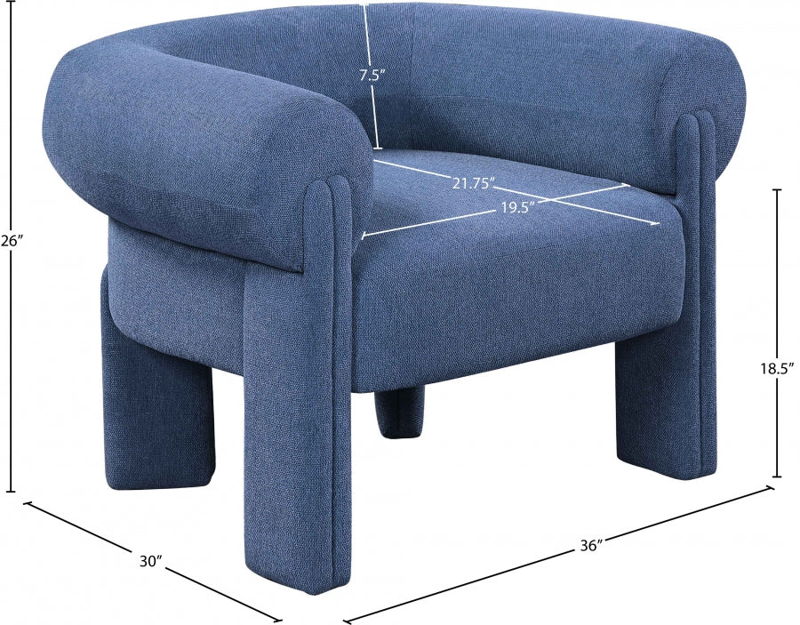 Stefano Fabric Upholstered Accent Chair