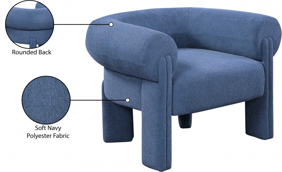 Stefano Fabric Upholstered Accent Chair