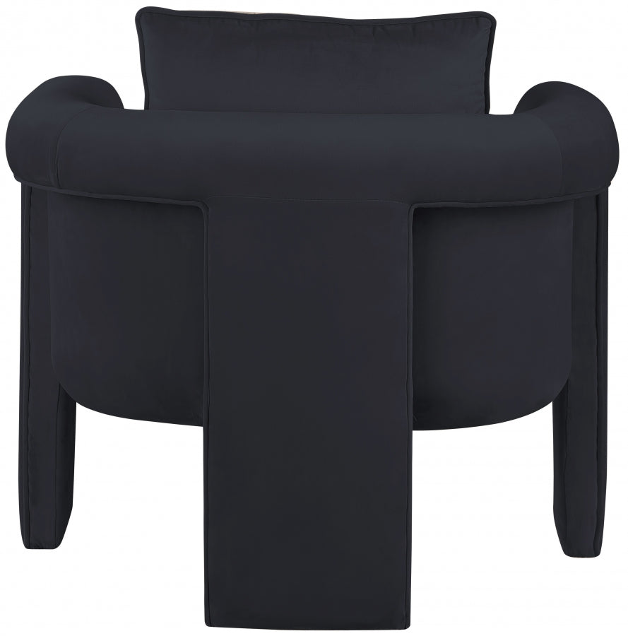 Fauteuil d'appoint rembourré en chenille Vivi