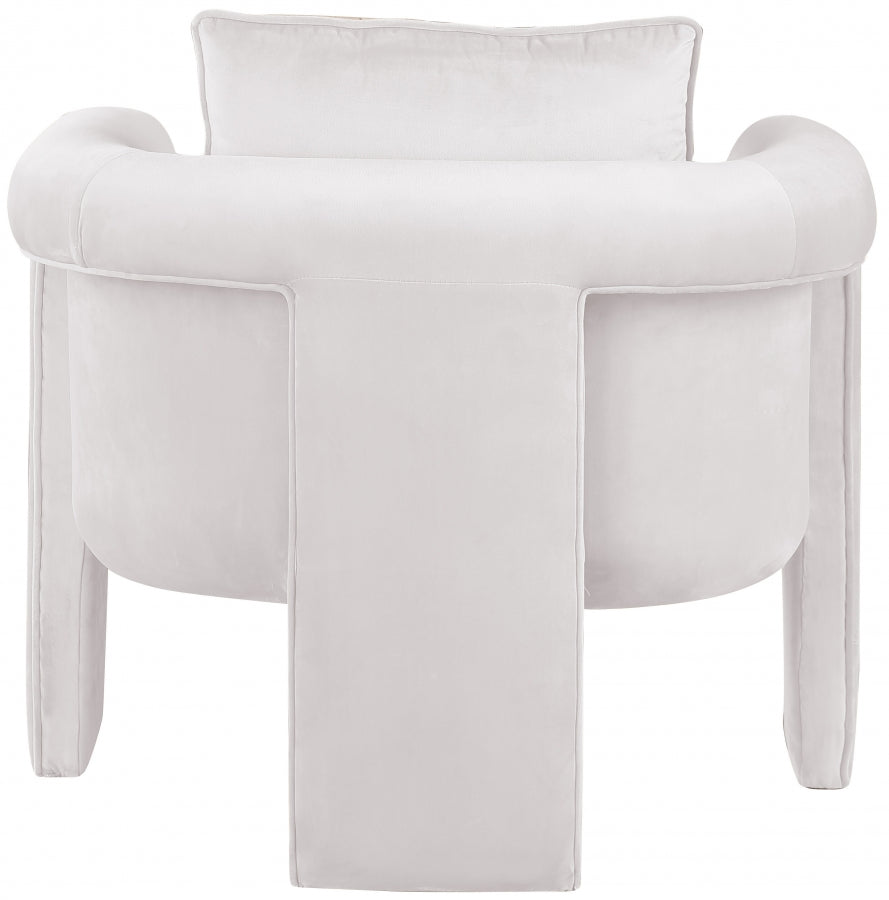Fauteuil d'appoint rembourré en chenille Vivi