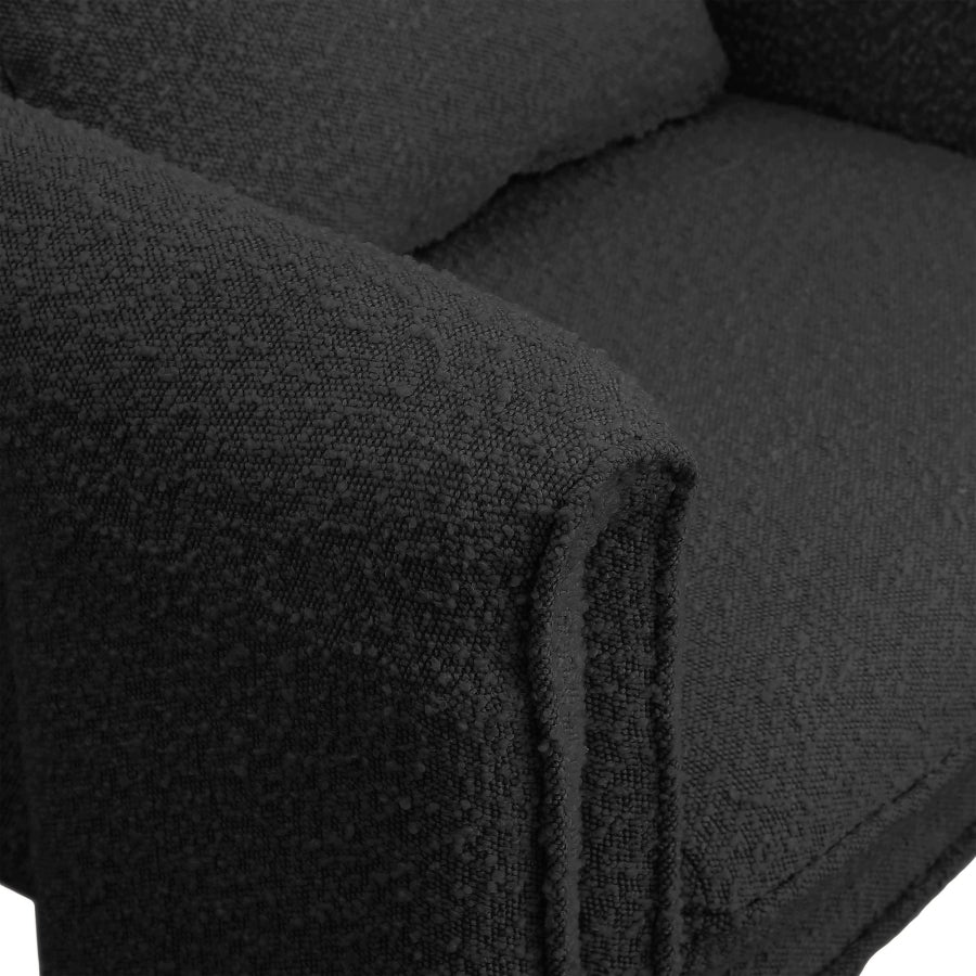 Fauteuil d'appoint rembourré en chenille Vivi