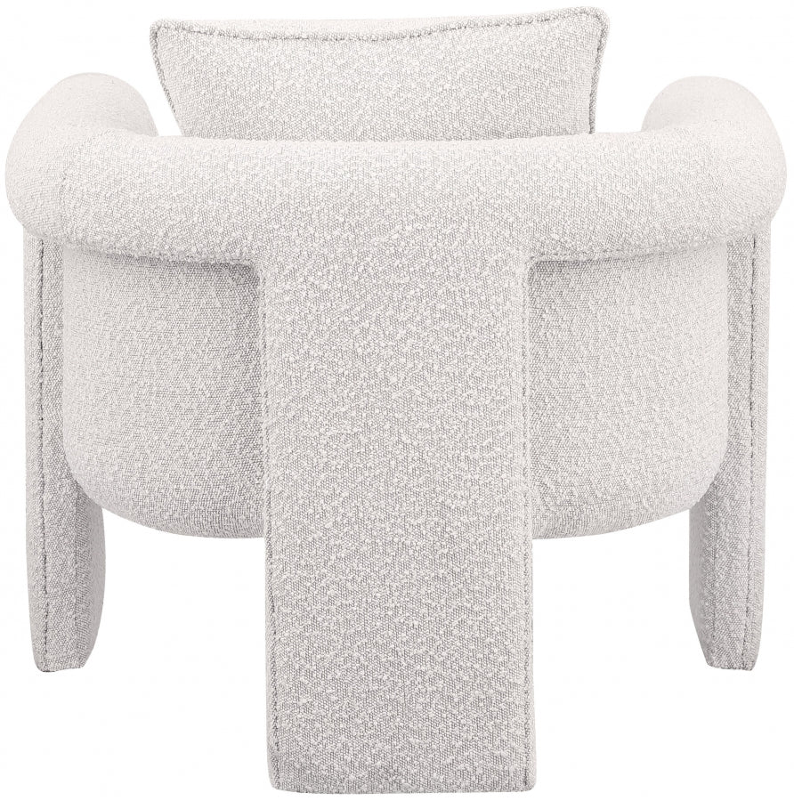 Fauteuil d'appoint rembourré en chenille Vivi