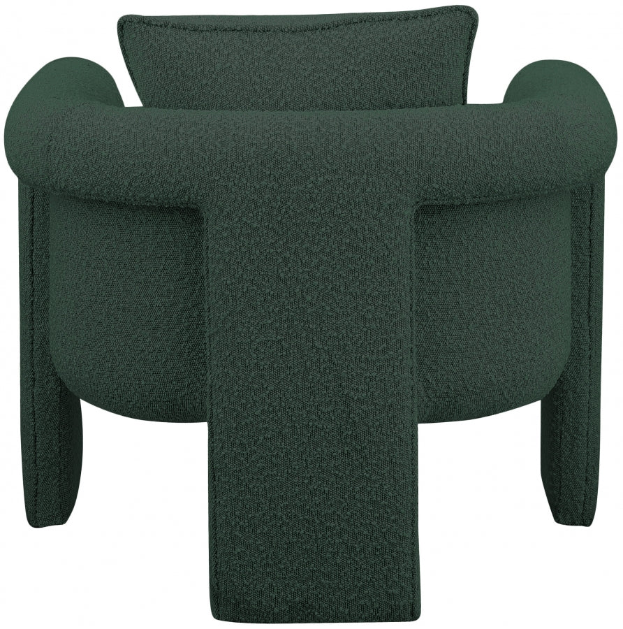 Fauteuil d'appoint rembourré en chenille Vivi