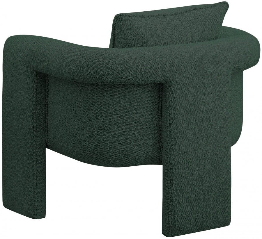 Fauteuil d'appoint rembourré en chenille Vivi