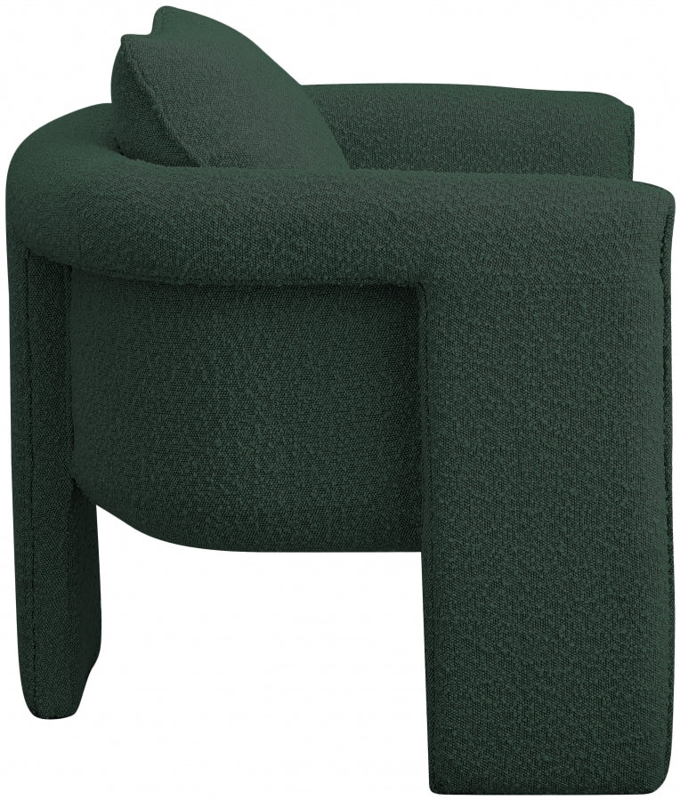 Fauteuil d'appoint rembourré en chenille Vivi