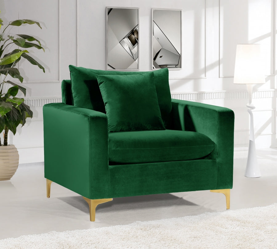 Fauteuil d'appoint rembourré en chenille Vivi