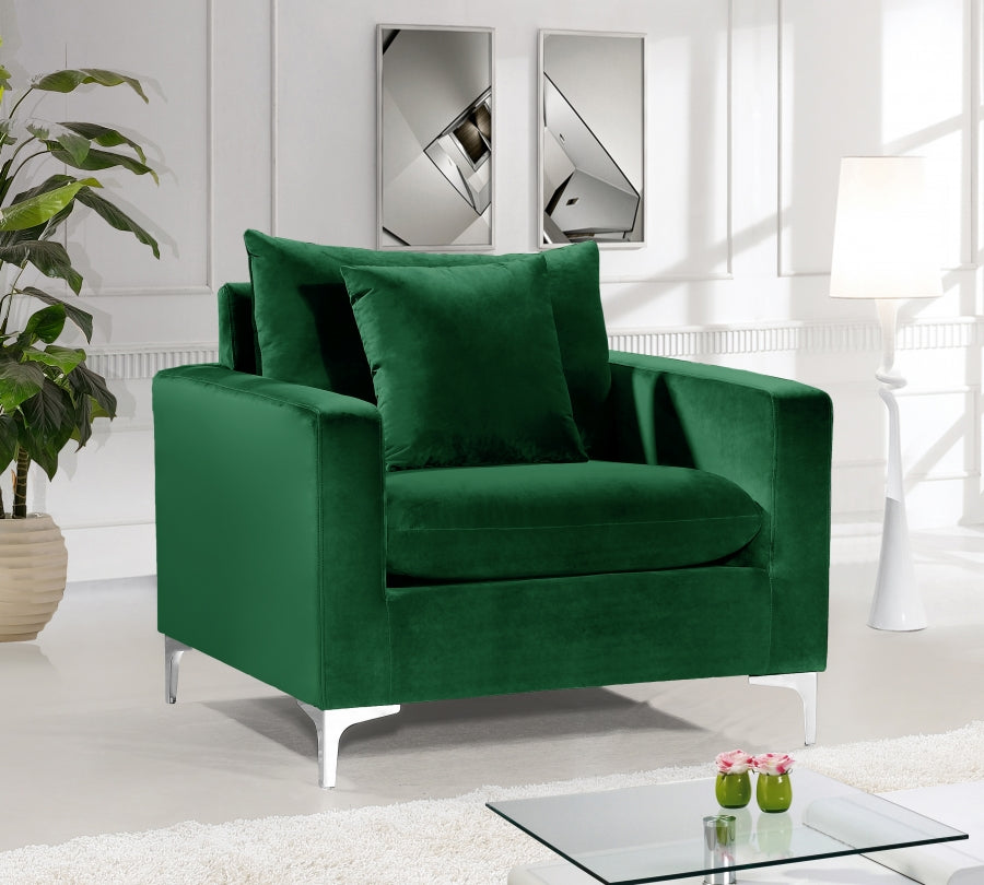 Fauteuil d'appoint rembourré en chenille Vivi