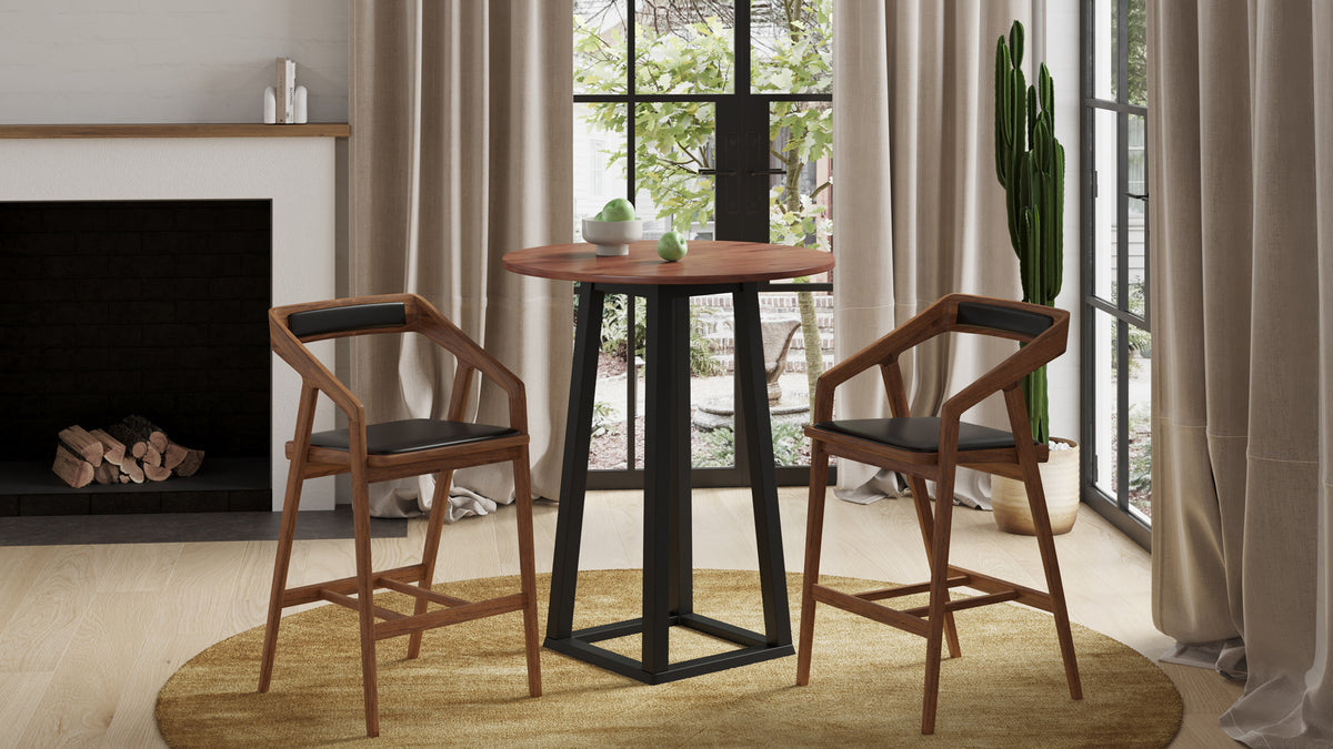 Tri-Mesa Bar Table