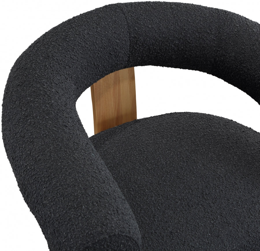 Fauteuil d'appoint rembourré en chenille Vivi