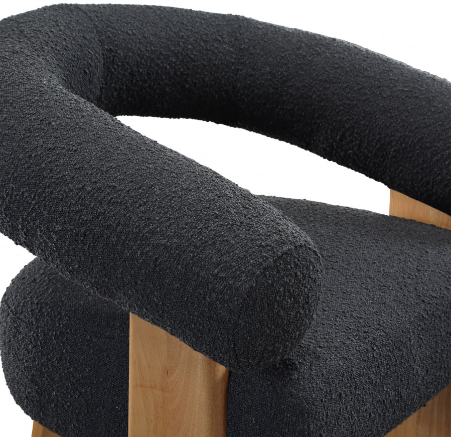 Fauteuil d'appoint rembourré en chenille Vivi